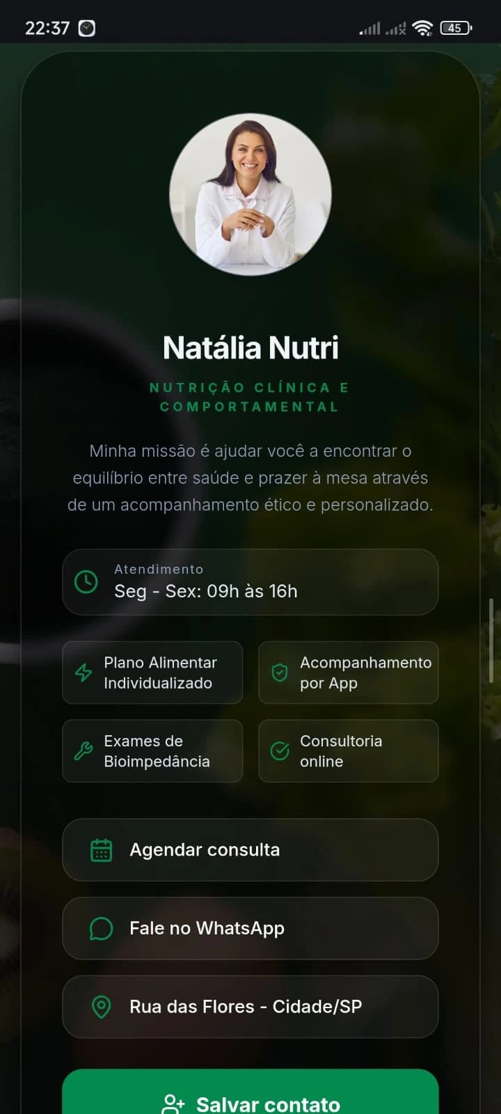 Demonstrativo do Hub de Autoridade